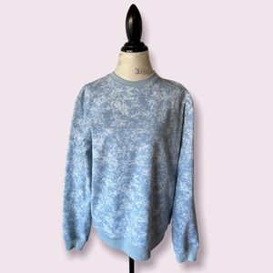 NEW Tilly’s RSQ Blue Tie dye Crewneck Pullover Sweater Small